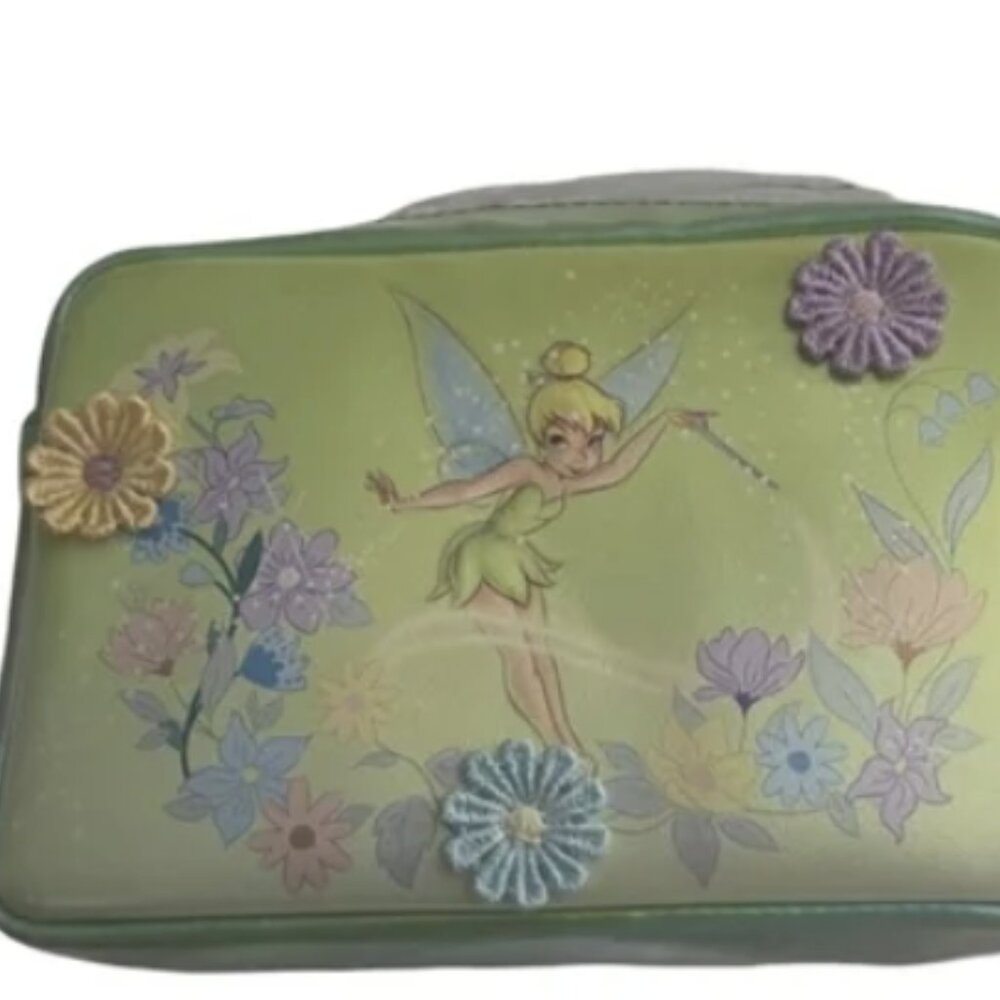 Loungefly Peter Pan Tinker Bell Floral Cosmetic Bag — BoxLunch Exclusive NEW